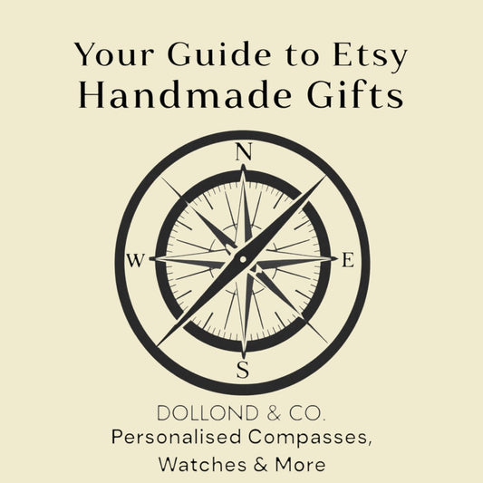 Your Guide to Etsy Handmade Gifts: Personalised Compasses, Watches & More