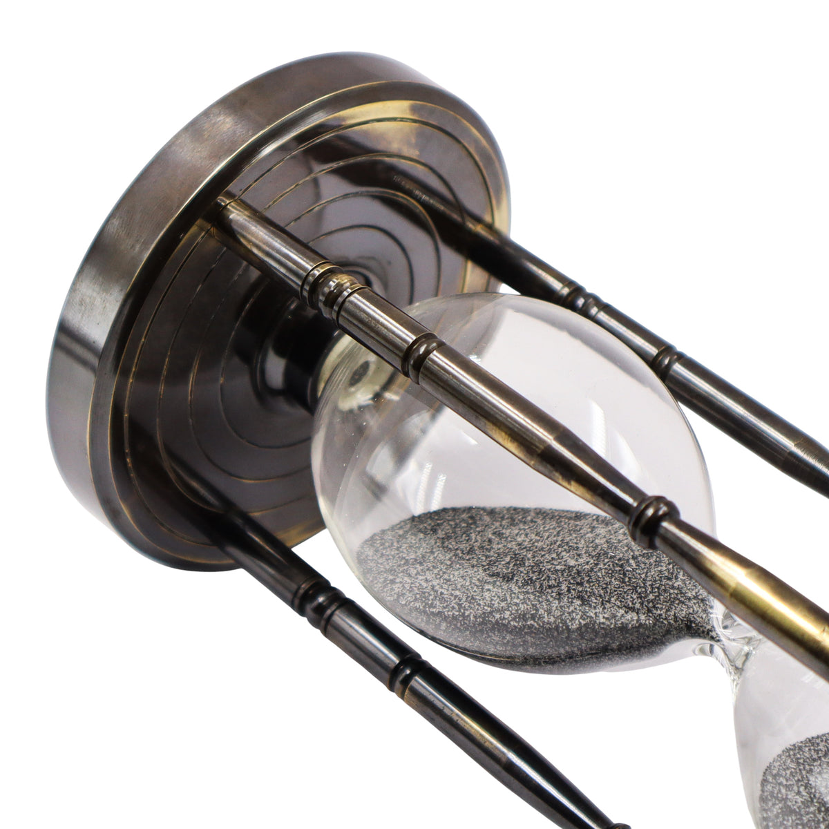 10-Minute Sand Timer with Compass on Both Ends