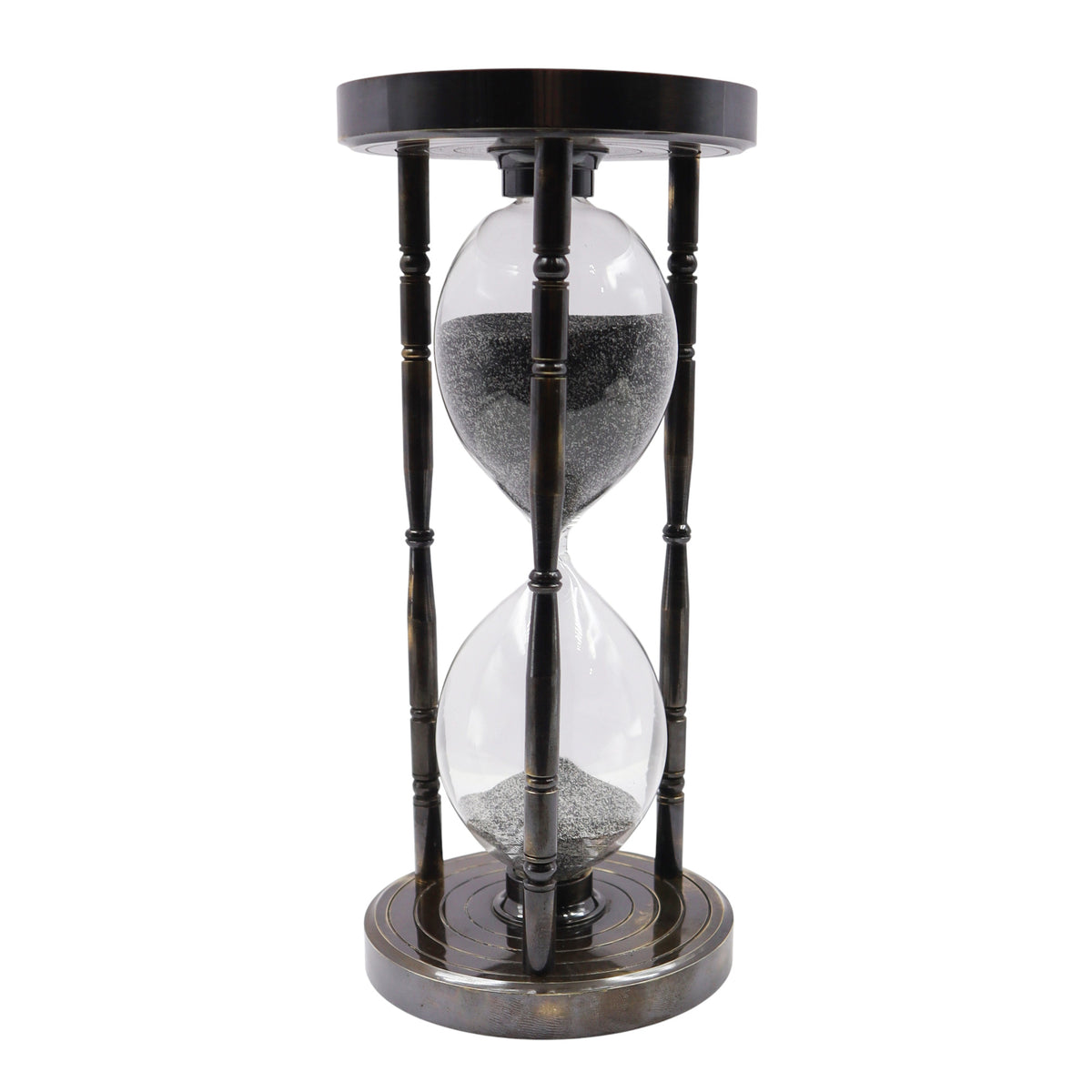 10-Minute Sand Timer with Compass on Both Ends