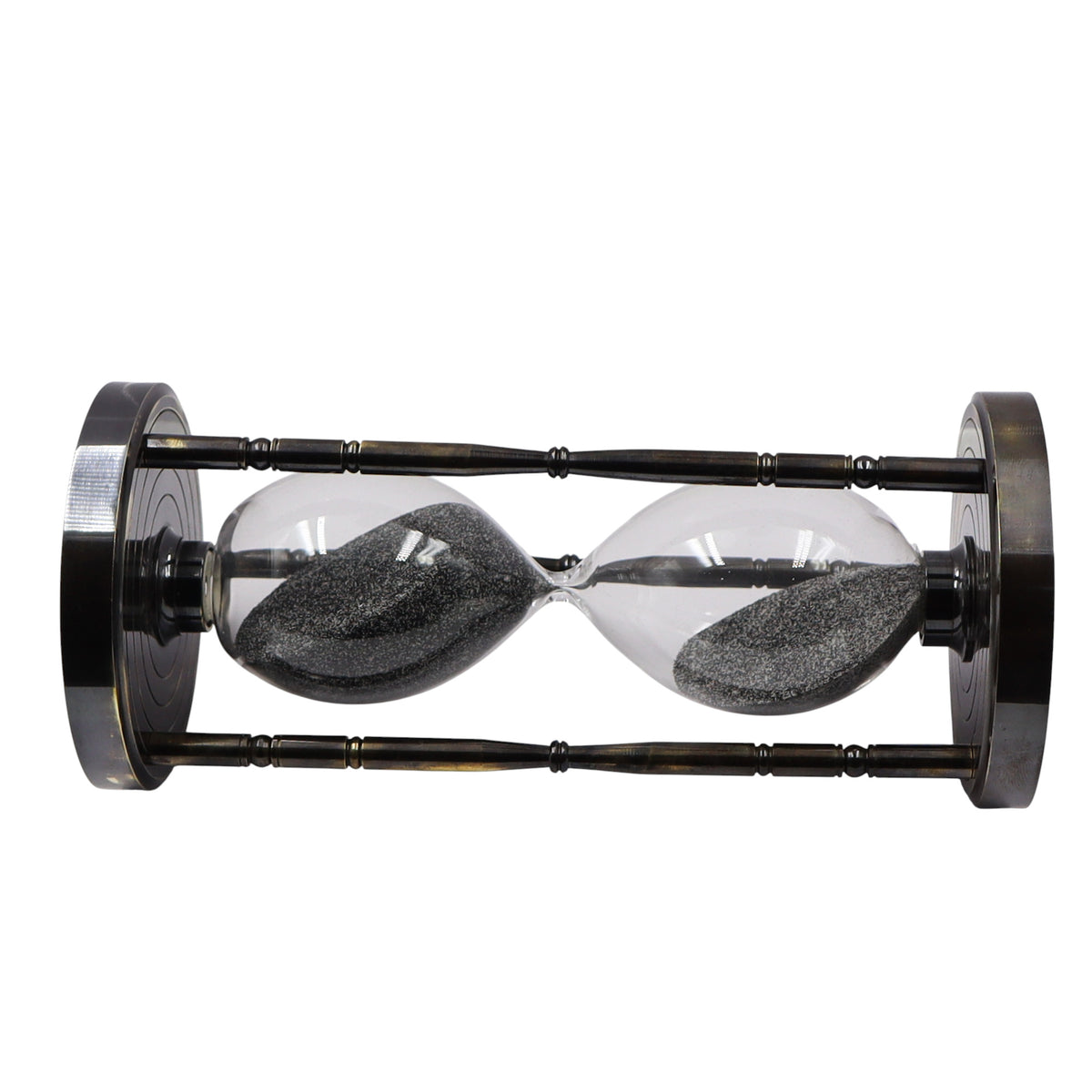 10-Minute Sand Timer with Compass on Both Ends