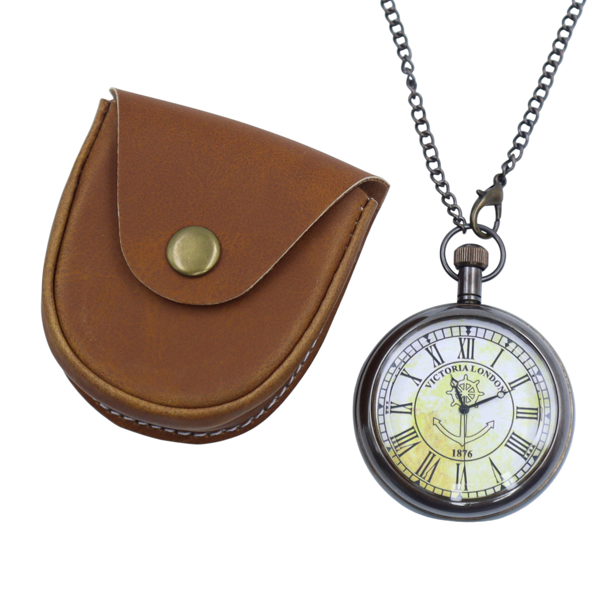 Personalised The Horizon Open Face Pocket Watch