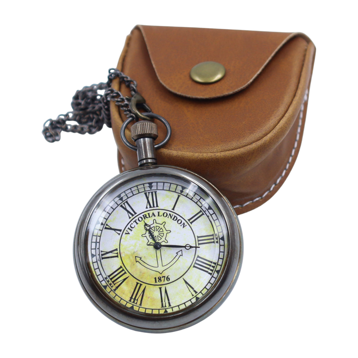 Personalised The Horizon Open Face Pocket Watch