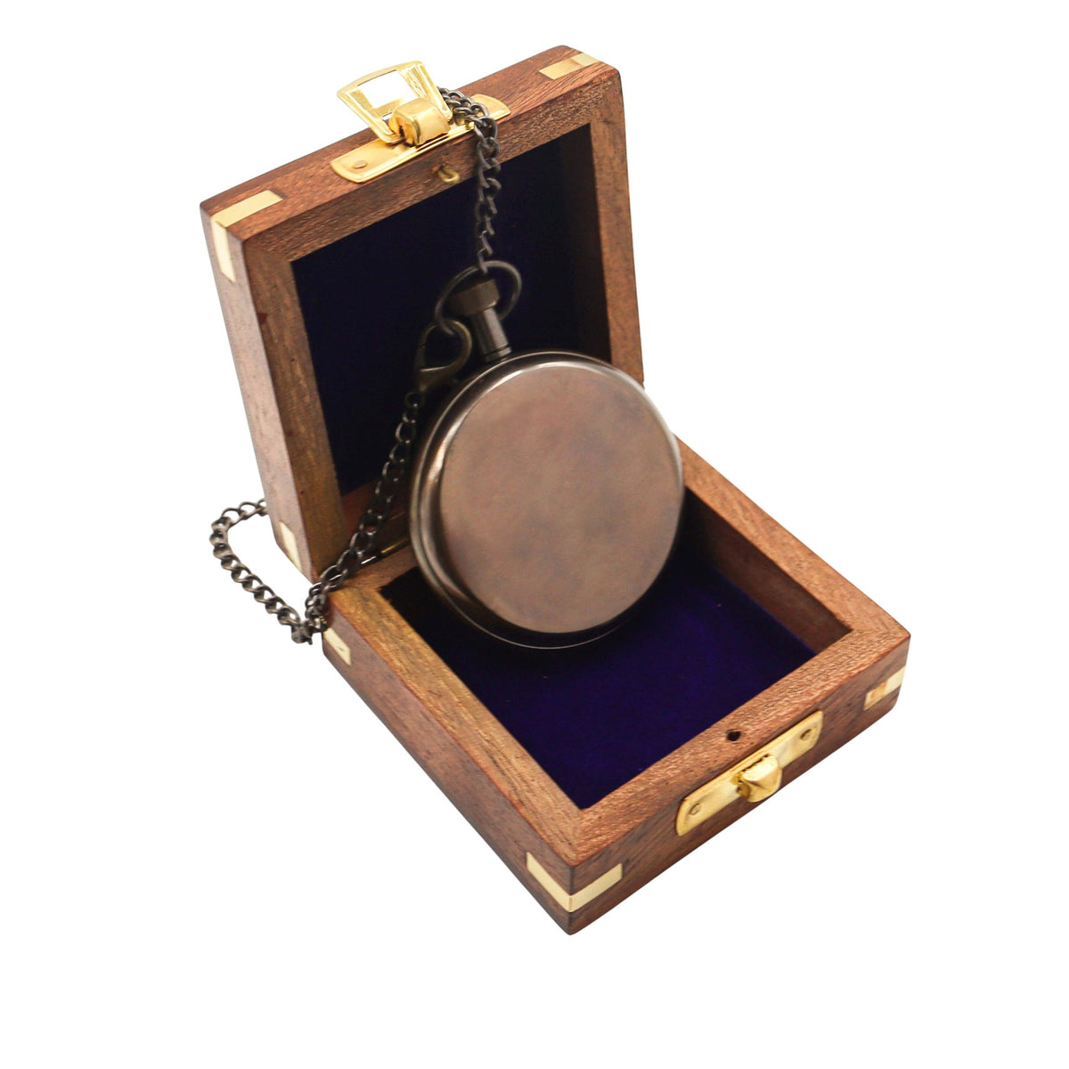 Personalised The Horizon Open Face Pocket Watch