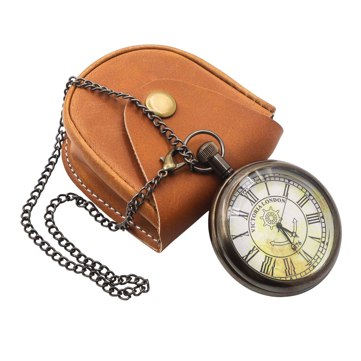 Personalised The Horizon Open Face Pocket Watch