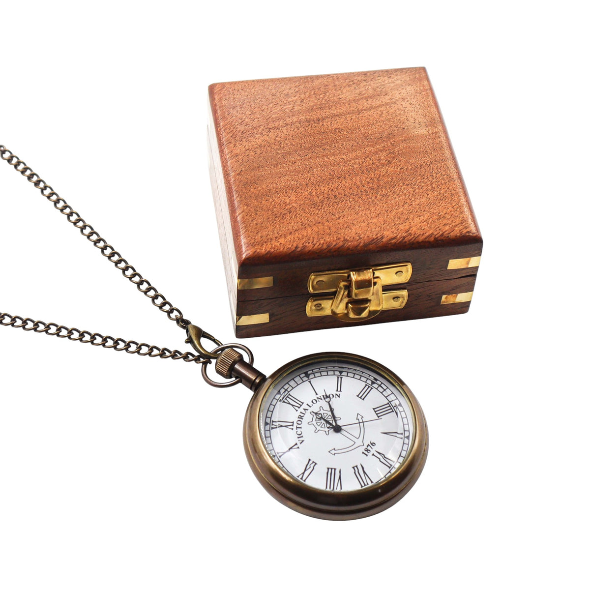 Personalised The Regent Open Face Pocket Watch