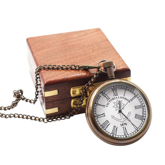 Personalised The Regent Open Face Pocket Watch