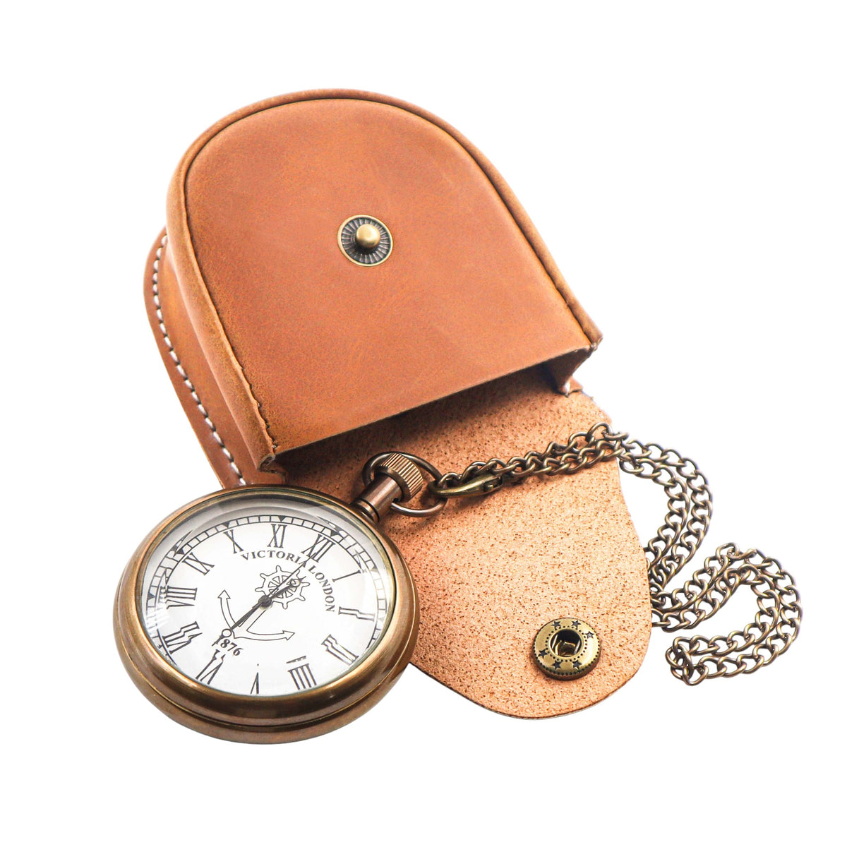 Personalised The Regent Open Face Pocket Watch