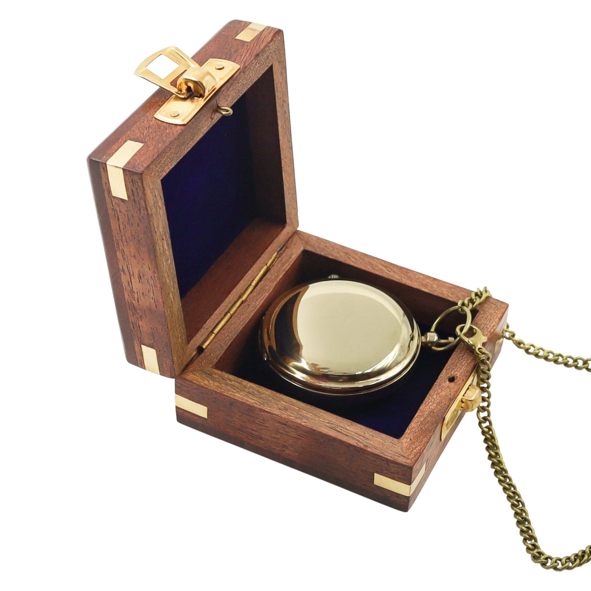 Custom The Voyager Brass Pocket Watch