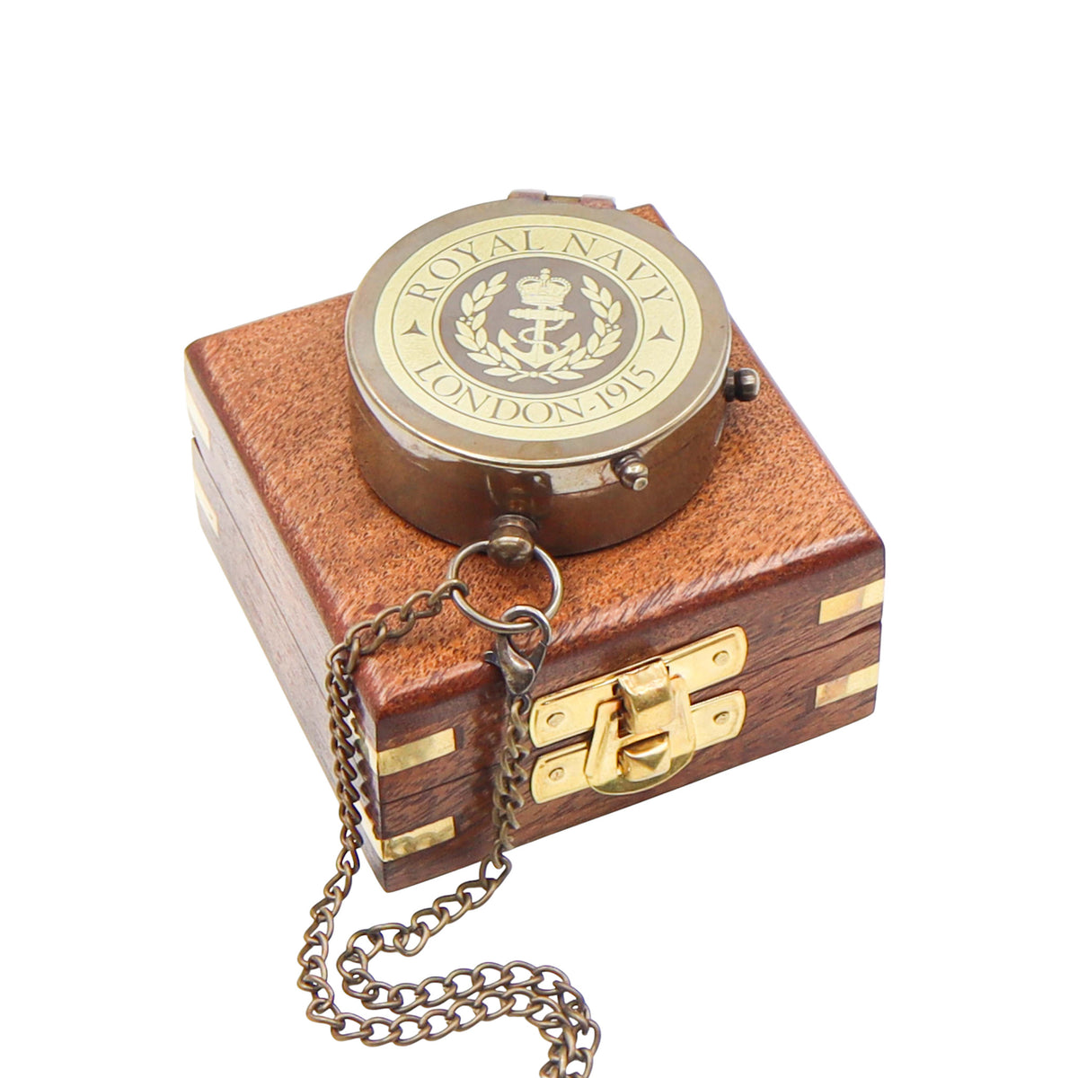 Royal Navy Compass with Case