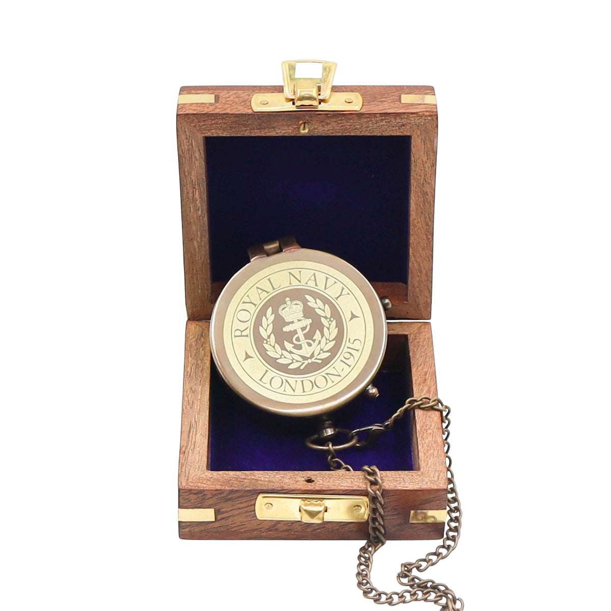 Royal Navy Compass with Case
