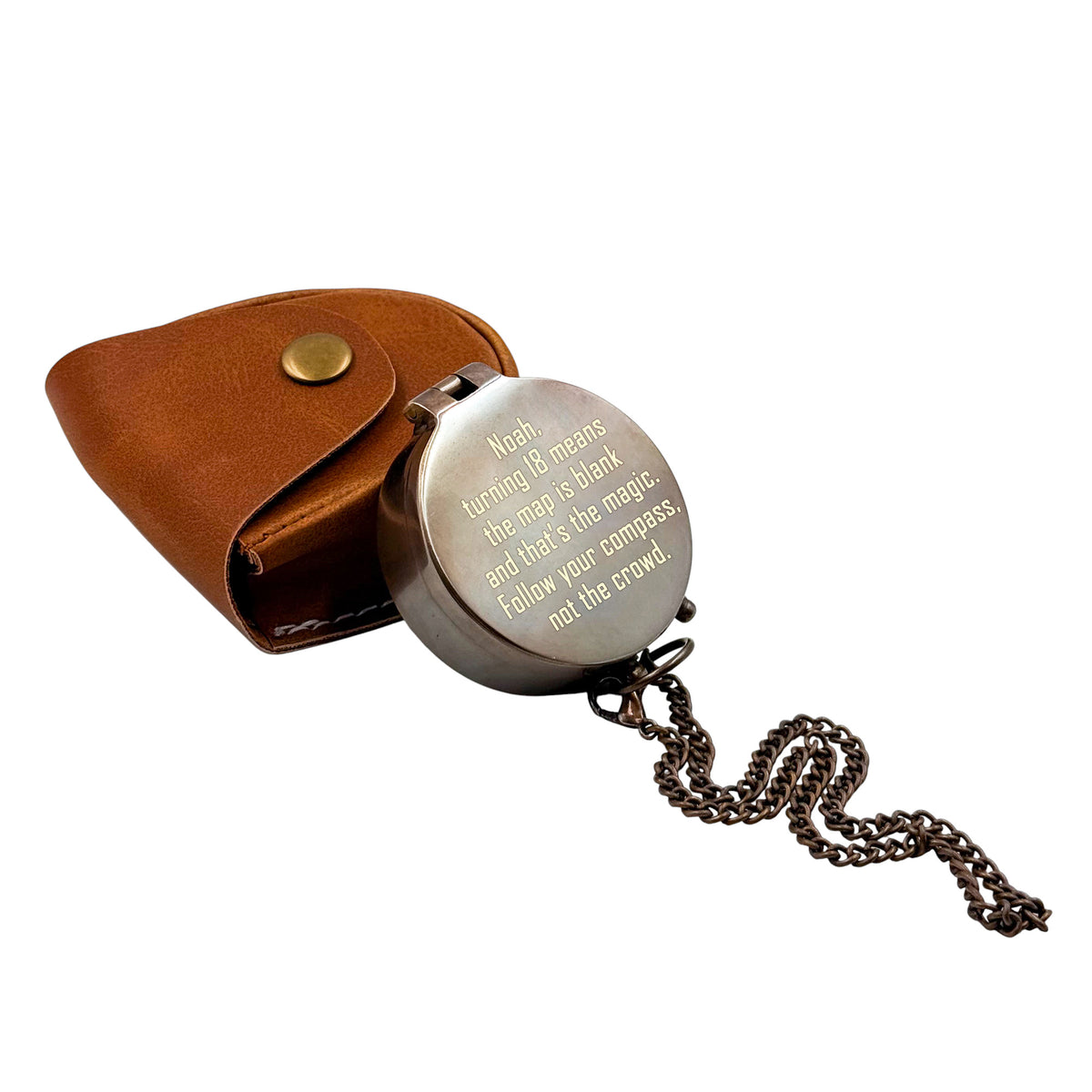 Personalised 18th Birthday Compass