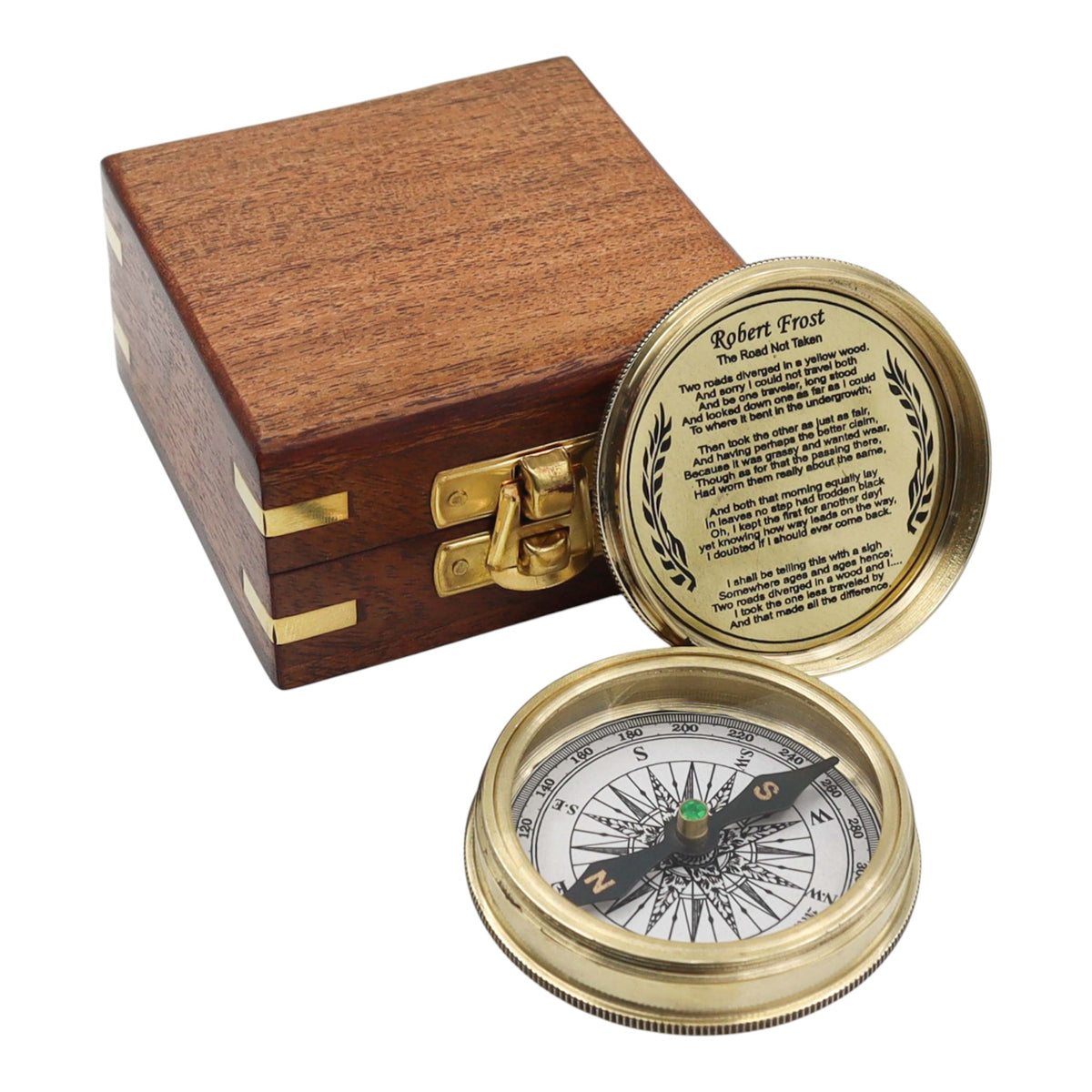 Personalised 100 Year Brass Calendar Compass