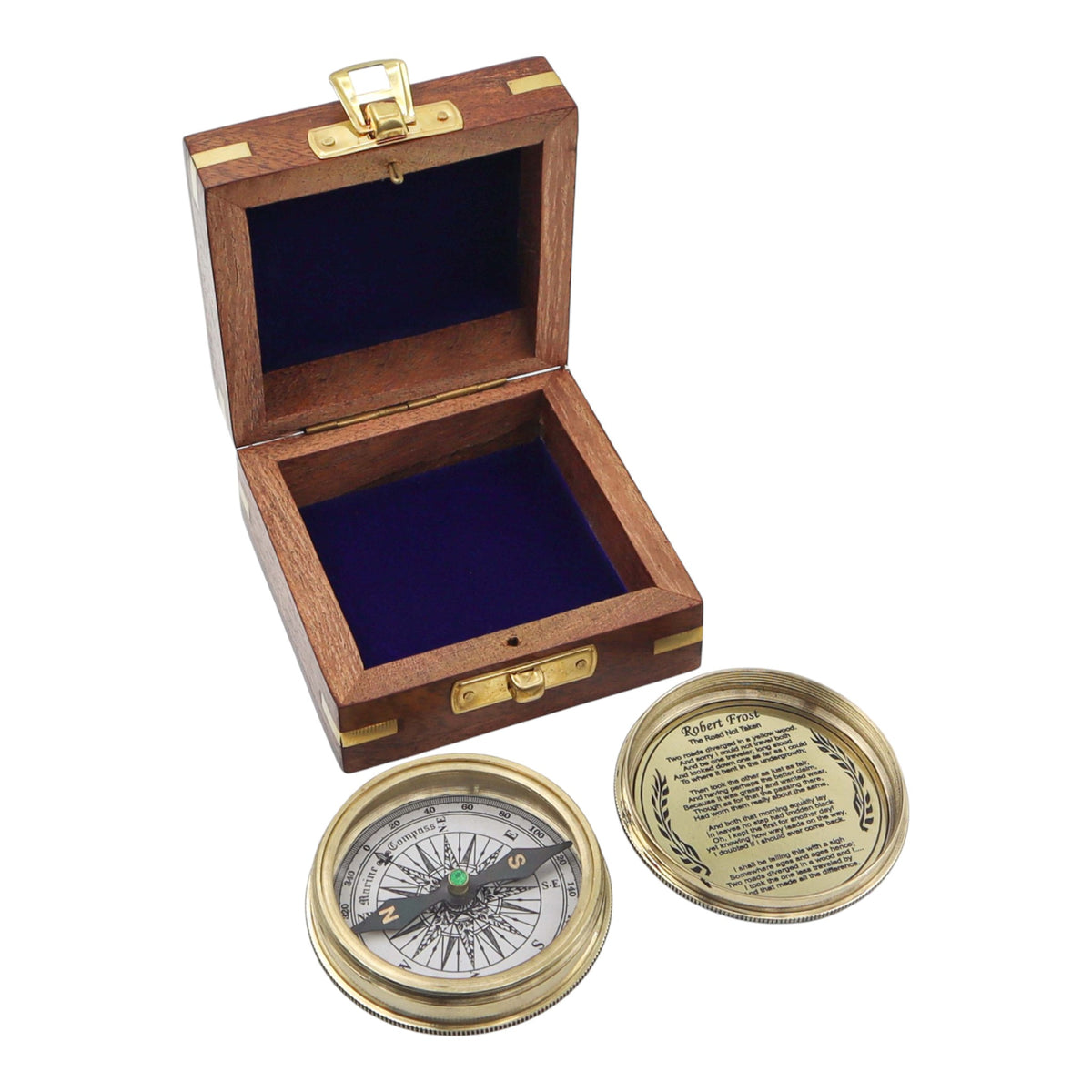 Personalised 100 Year Brass Calendar Compass