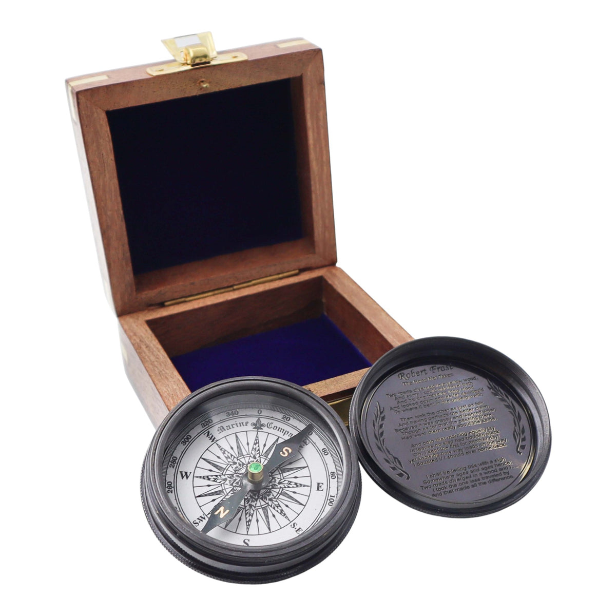 Personalised 100 Year Gunmetal Calendar Compass