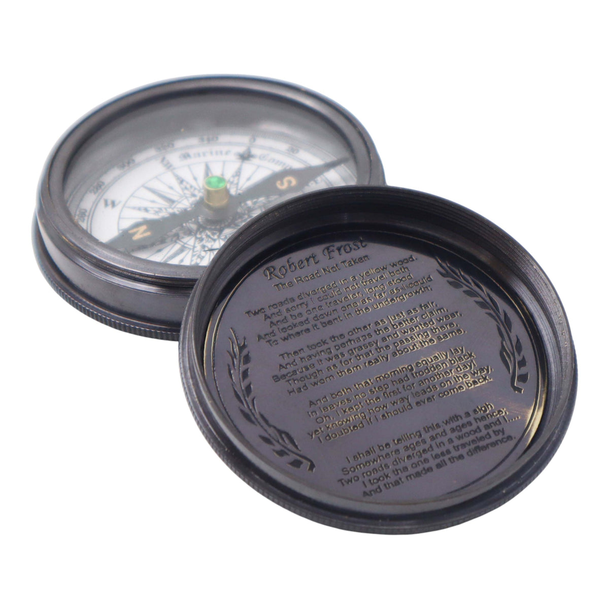 Personalised 100 Year Gunmetal Calendar Compass