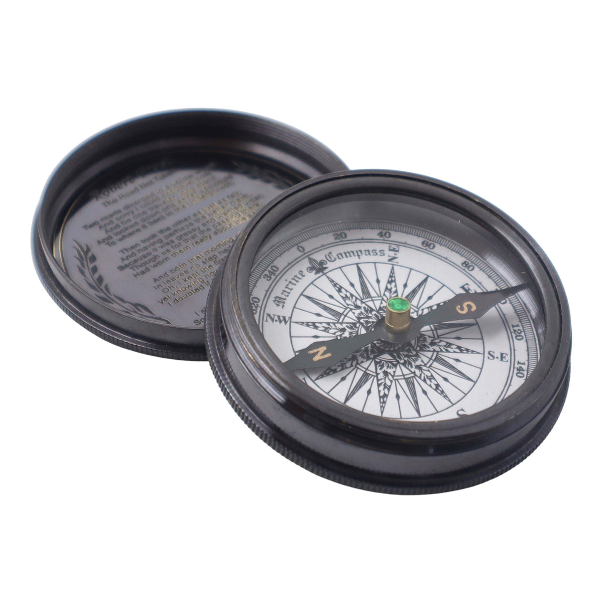 Personalised 100 Year Gunmetal Calendar Compass