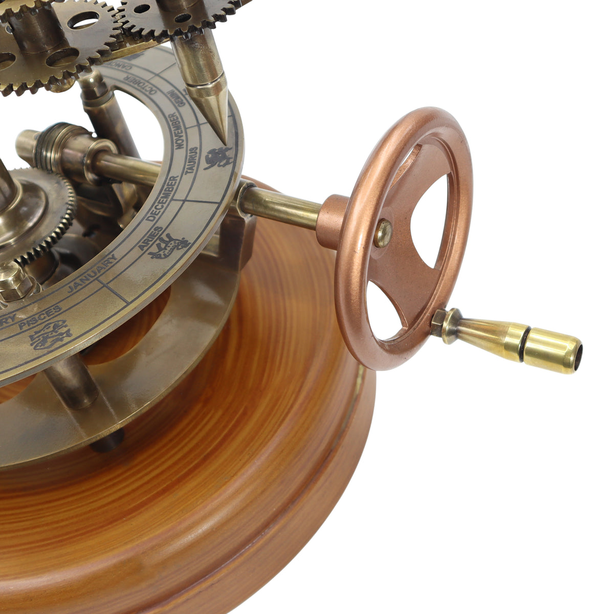 18 Inch Mechanical Orrery – Solar System Model with Wooden Base