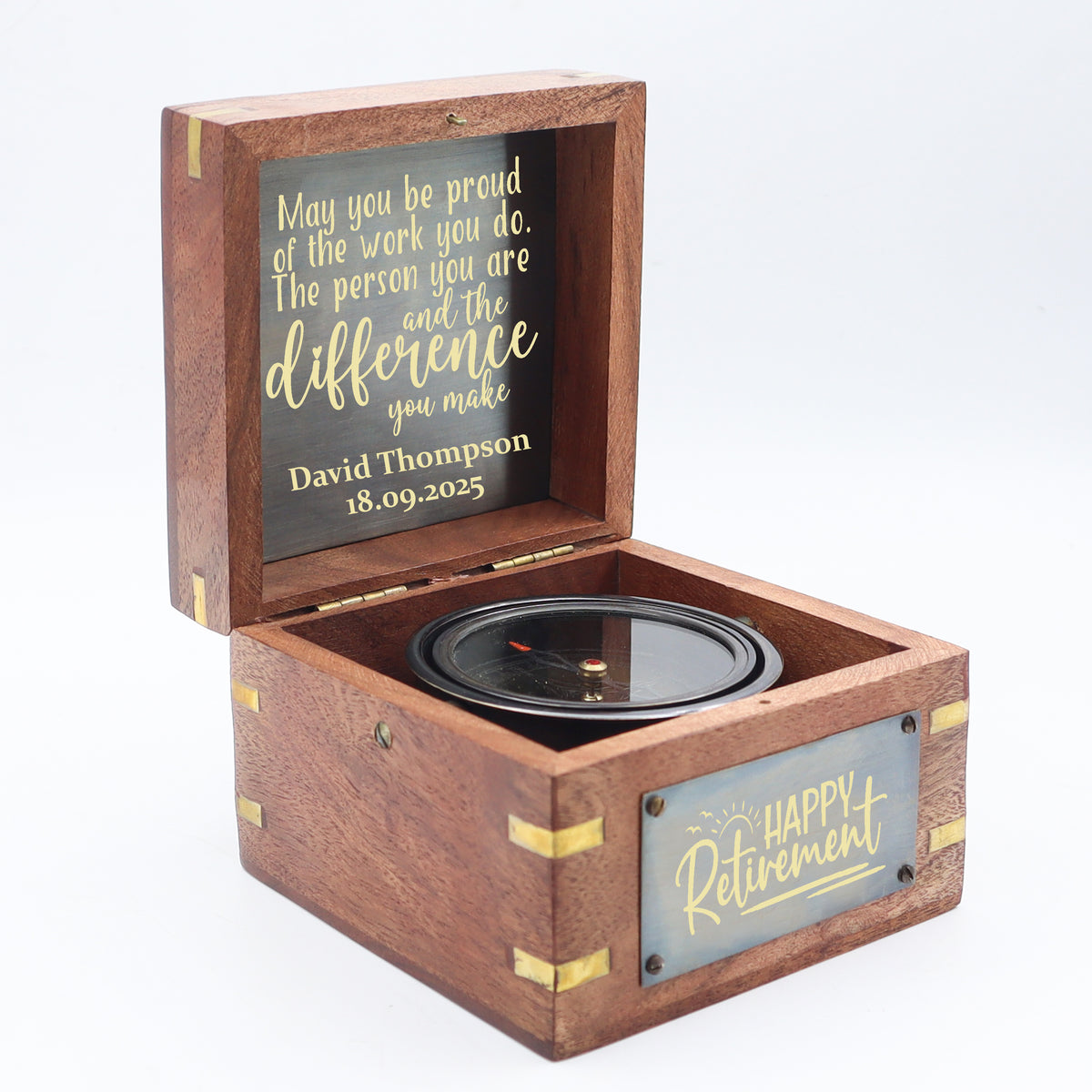 Personalised Royal Gimbal Compass