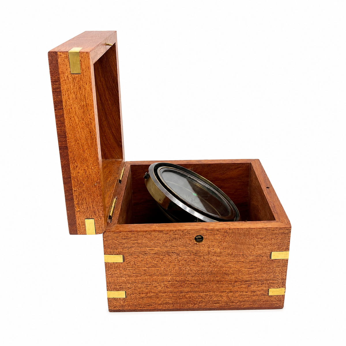 Personalised Royal Gimbal Compass with Brass Plaque