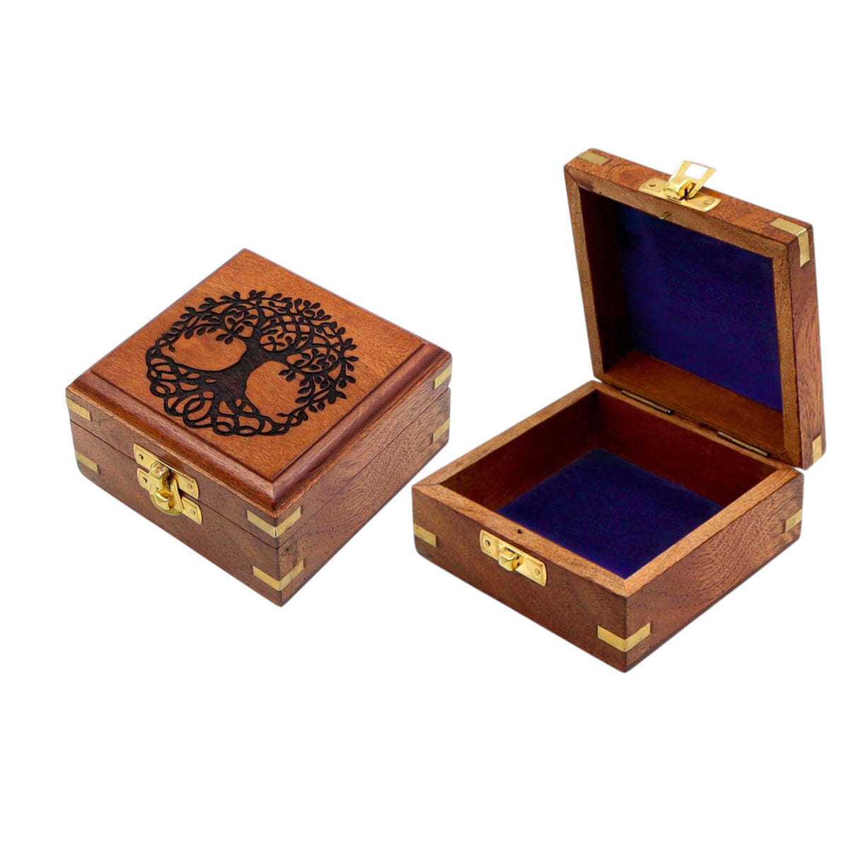 Tree of Life Engraved Wooden Gift Box