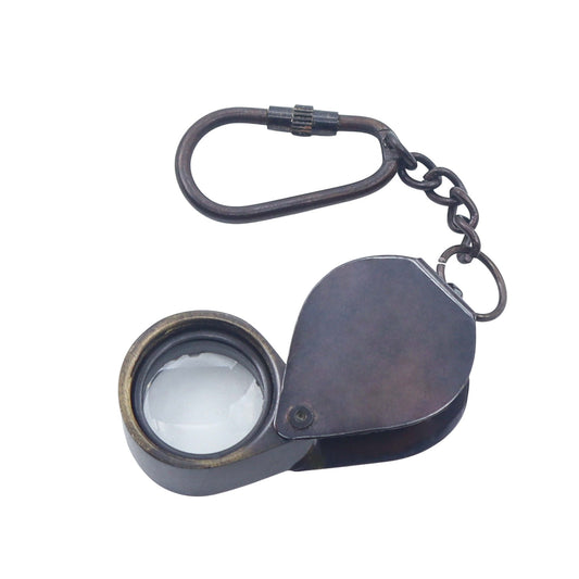 Custom Gunmetal Loupe Keyring