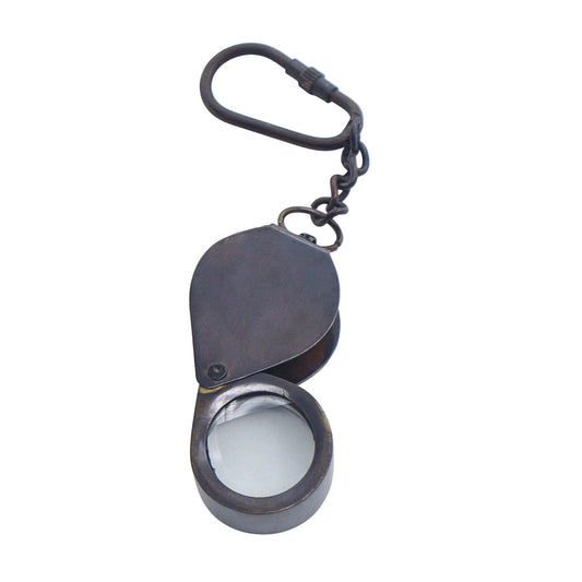 Custom Gunmetal Loupe Keyring