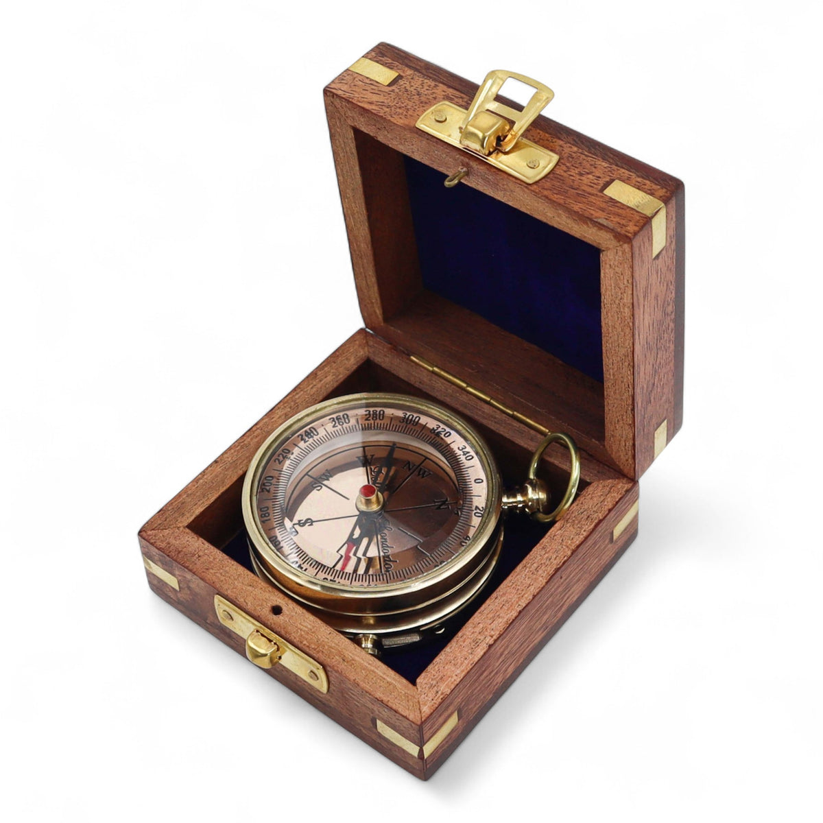 Custom Dollond London Open Face Brass Compass