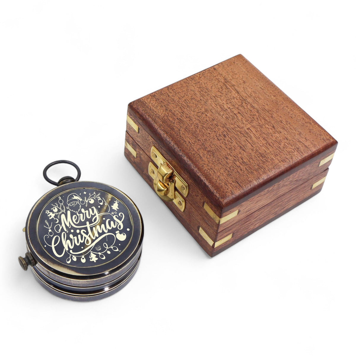 Custom Dollond London Open Face Gunmetal Compass