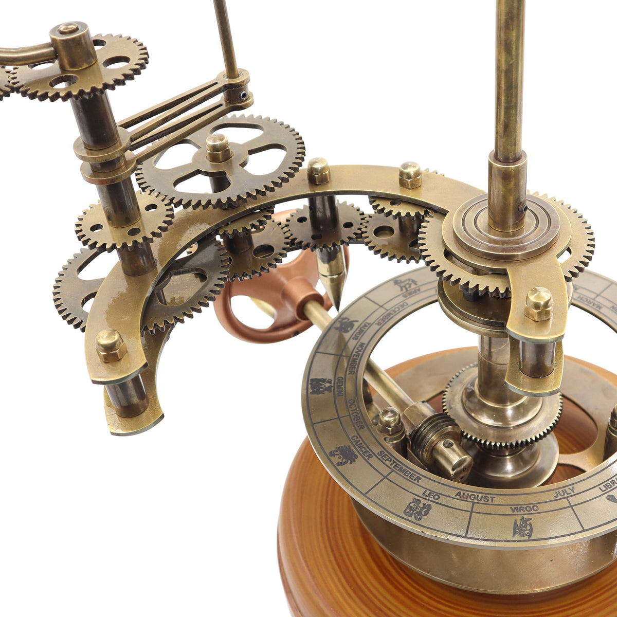 18 Inch Mechanical Orrery – Solar System Model with Wooden Base