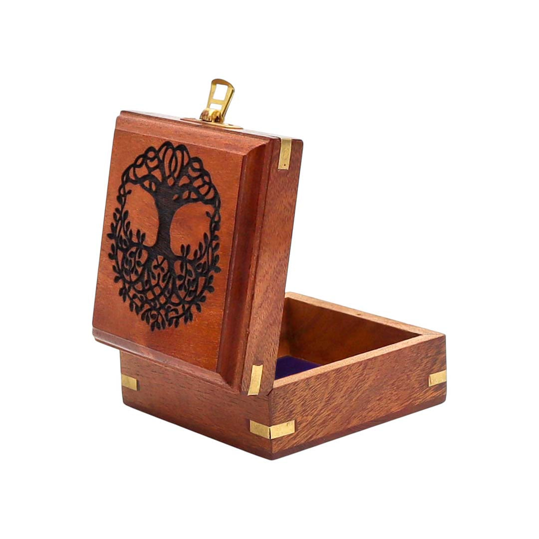 Tree of Life Engraved Wooden Gift Box