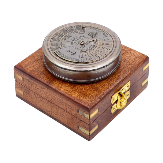 Personalised 100 Year Bronze 3-Inch Calendar Compass