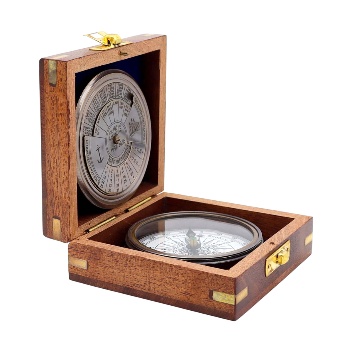 Personalised 100 Year Bronze 3-Inch Calendar Compass