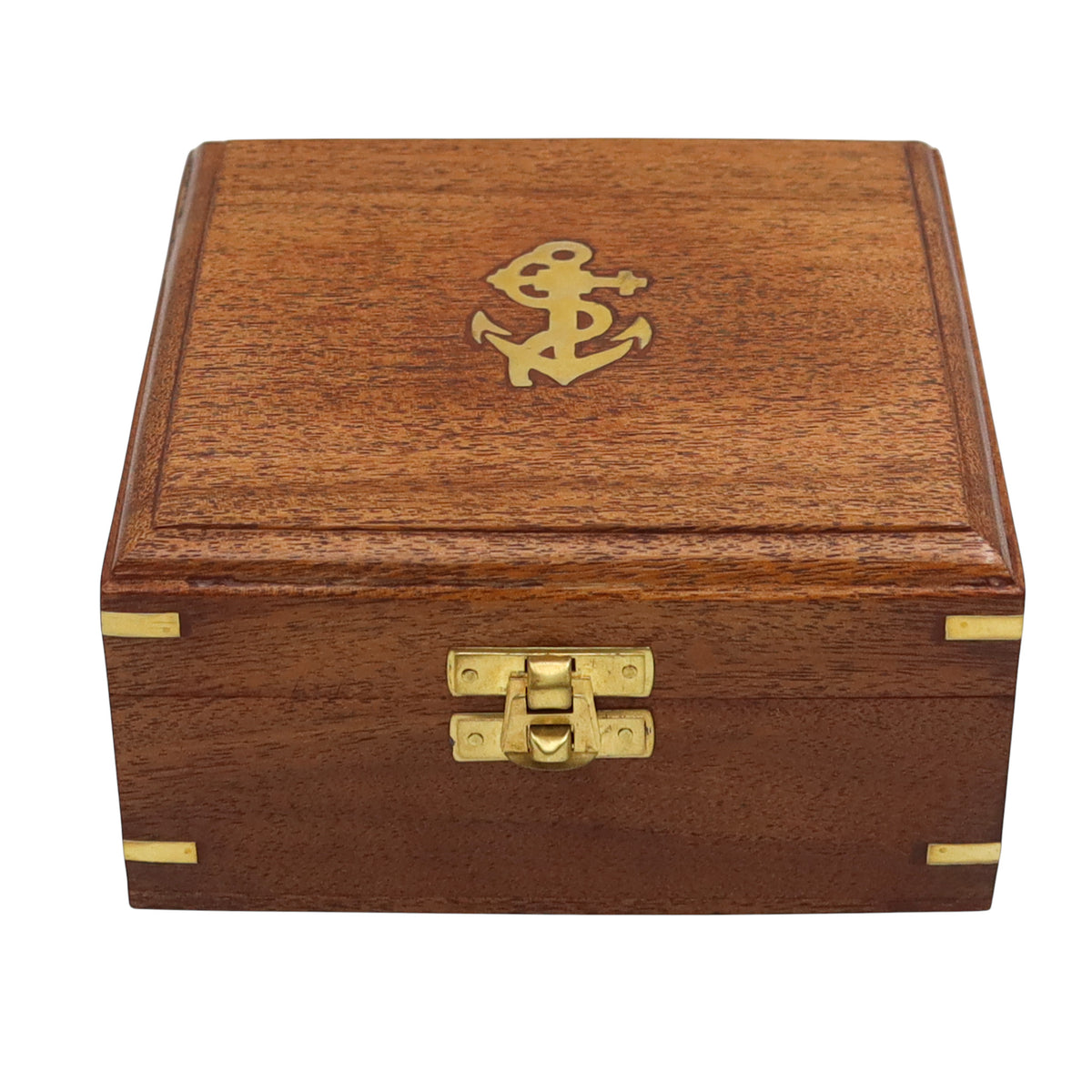 Personalised 4-Inch Brass Sundial Compass