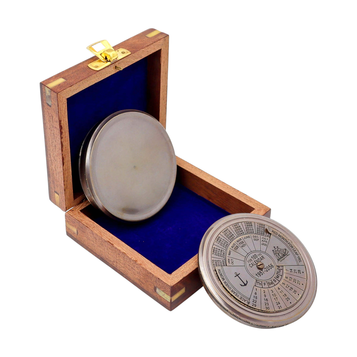 Personalised 100 Year Bronze 3-Inch Calendar Compass