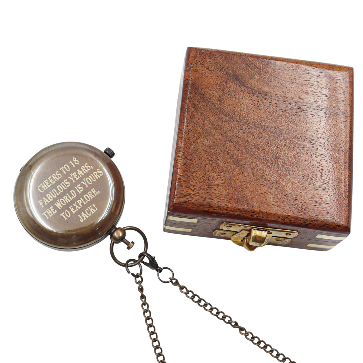Engraved The Windsor Half Hunter Pocket Watch Gift