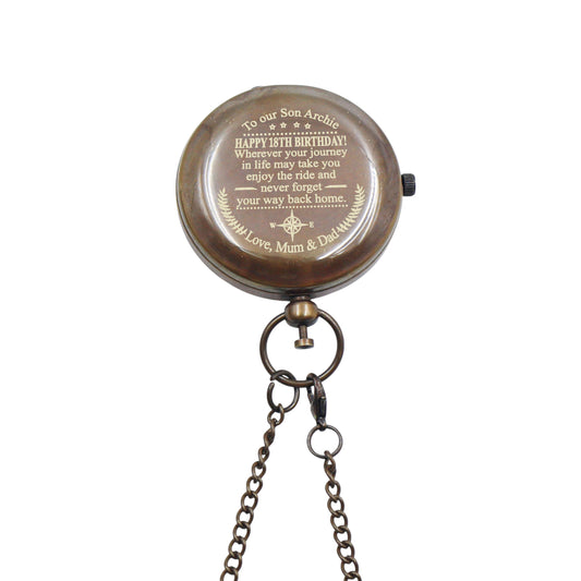 Engraved The Windsor Half Hunter Pocket Watch Gift