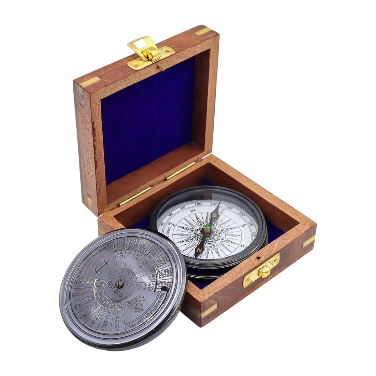 Personalised 100 Year Gunmetal 3-Inch Calendar Compass