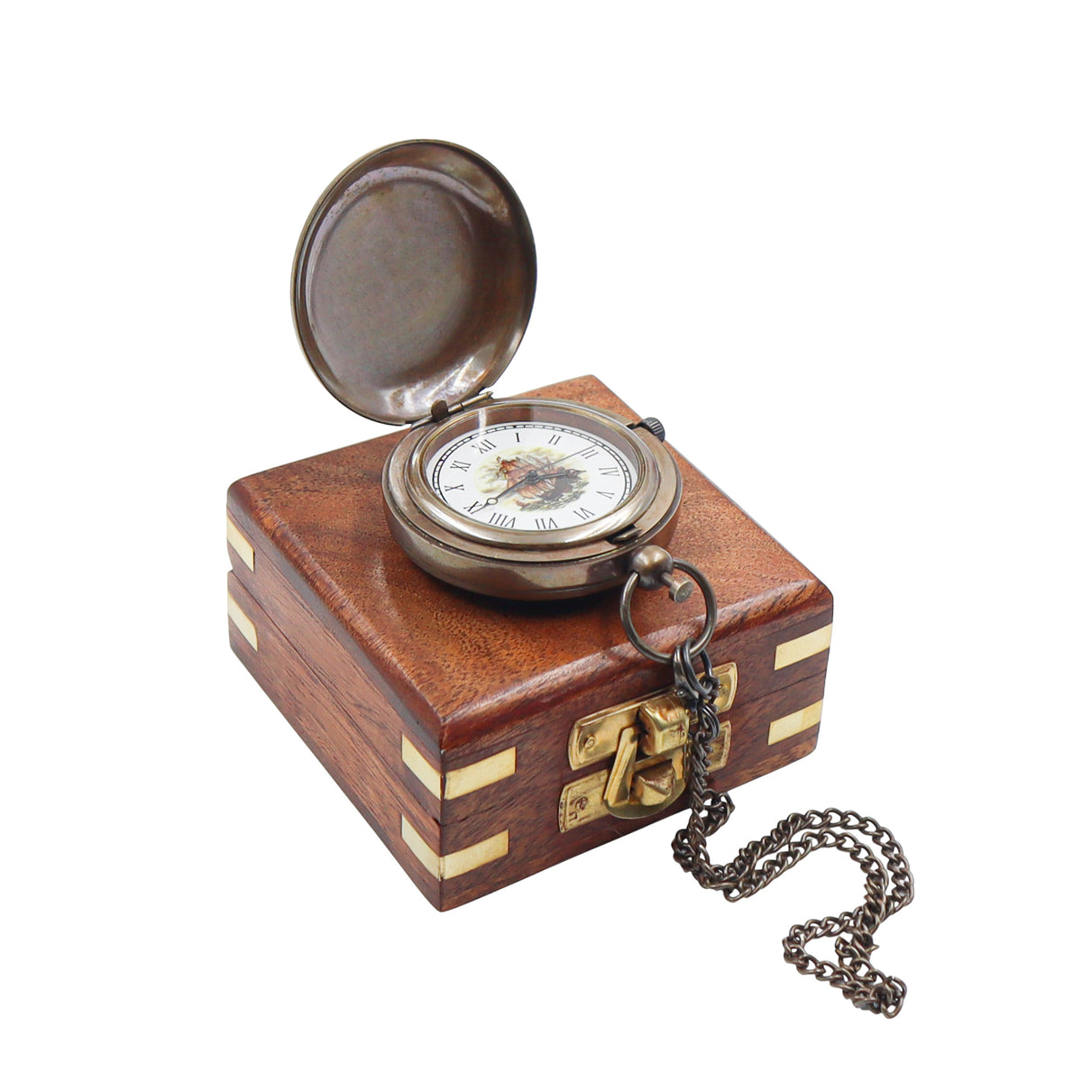 Custom The Britannia Half Hunter Pocket Watch