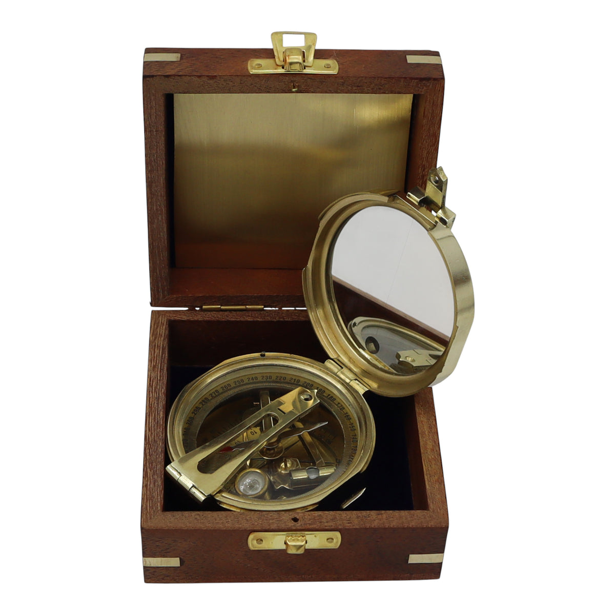 Personalised Brass Brunton Compass