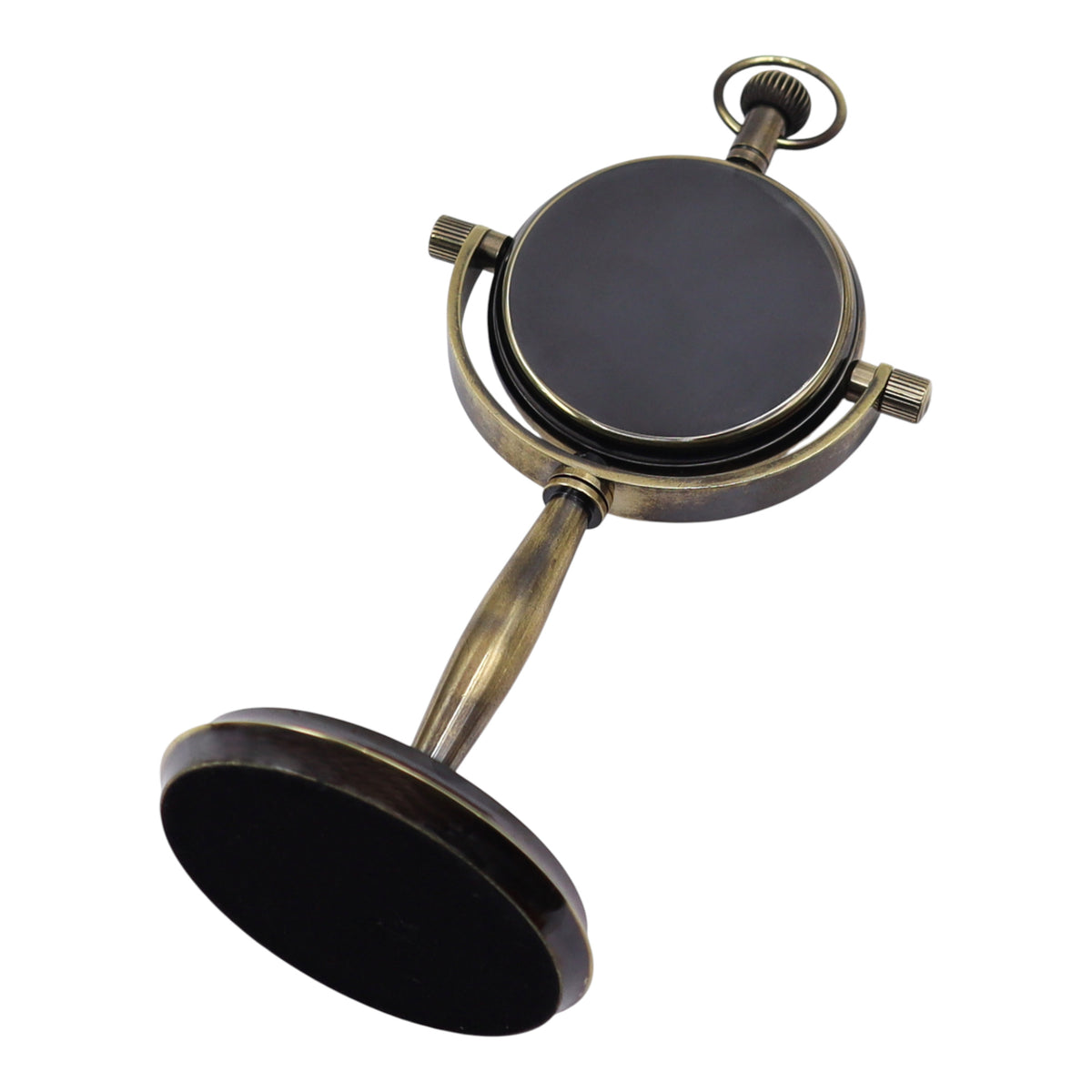 Personalised Gunmetal Desk Clock