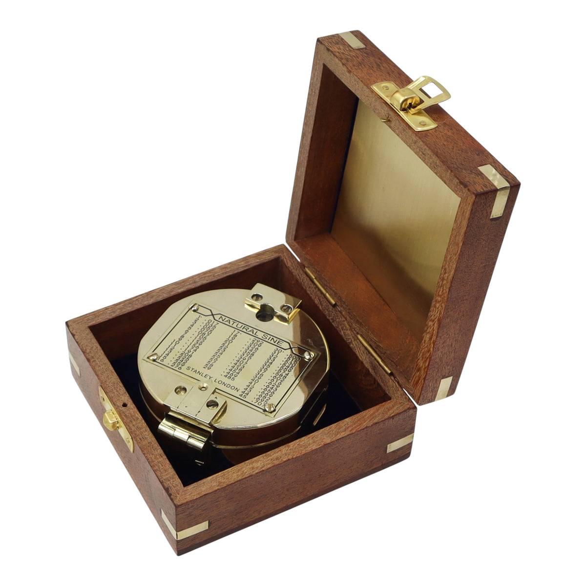 Personalised Brass Brunton Compass
