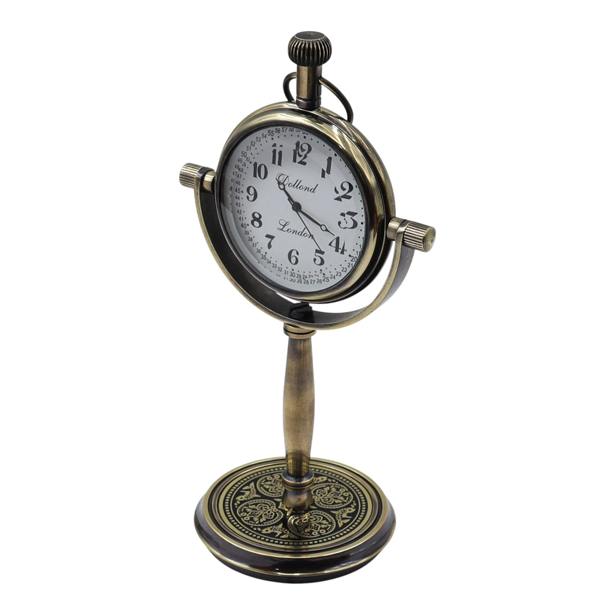 Personalised Gunmetal Desk Clock
