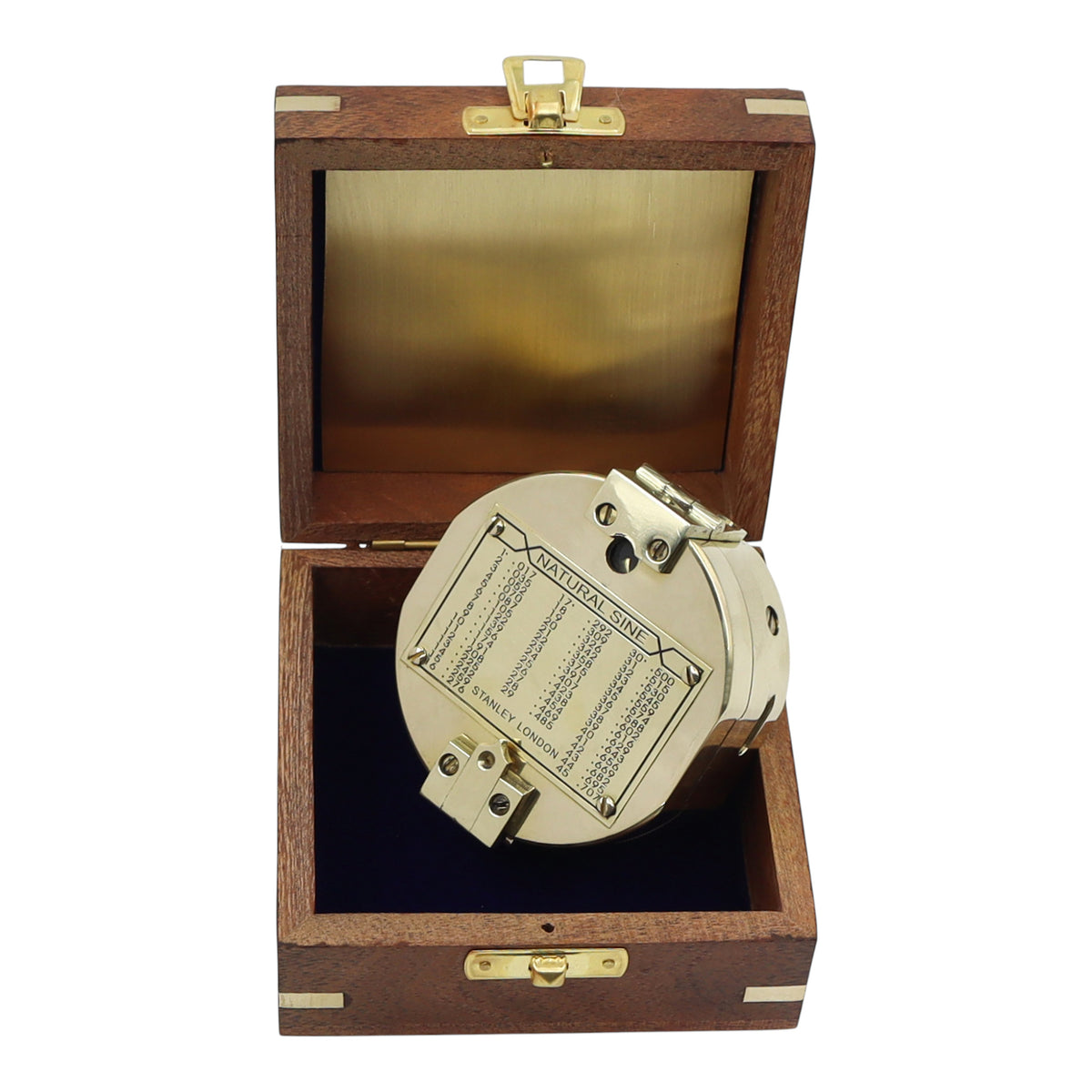 Personalised Brass Brunton Compass