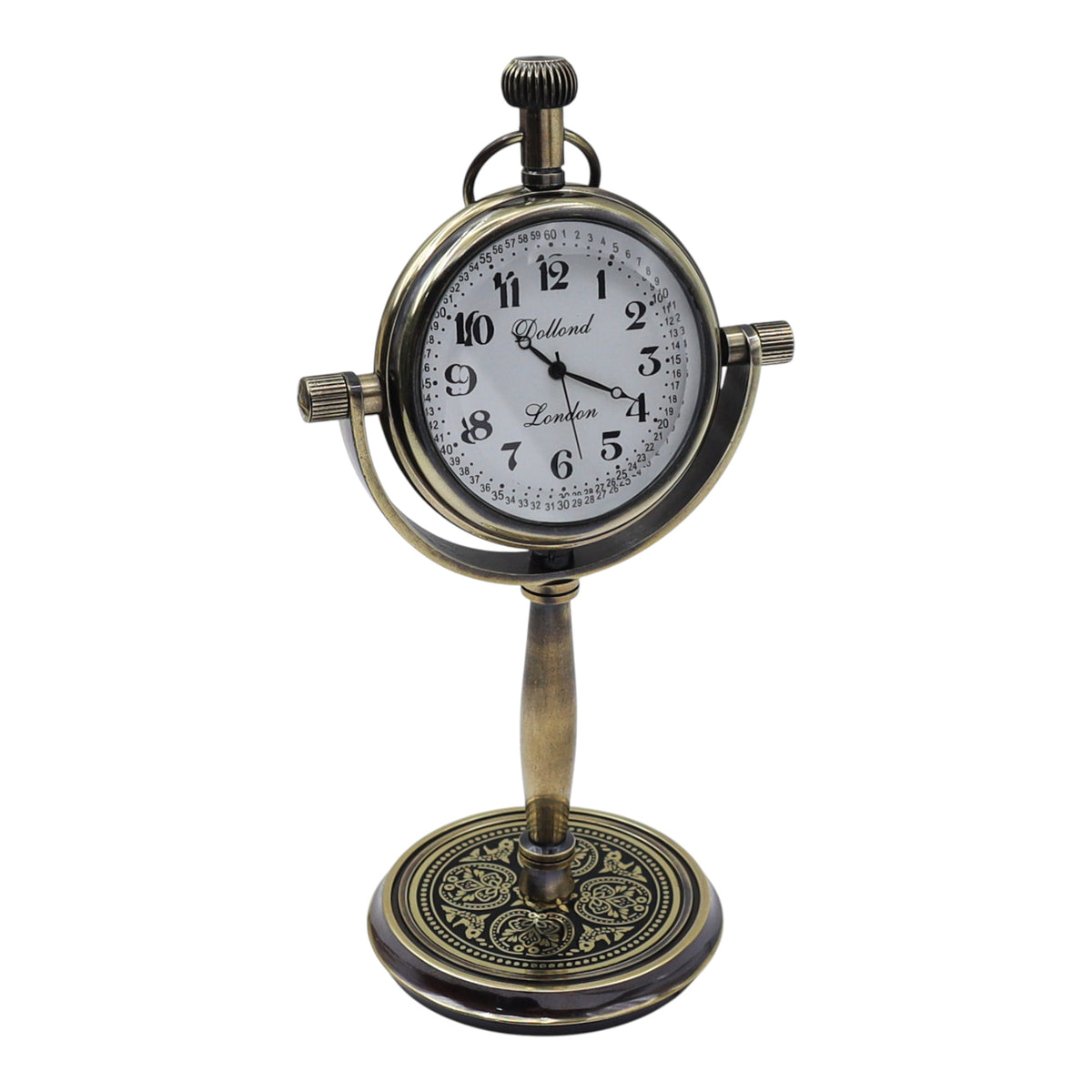 Personalised Gunmetal Desk Clock