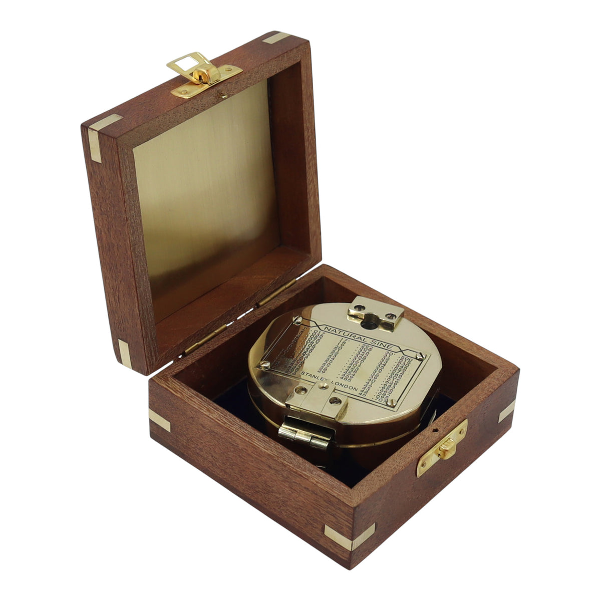 Personalised Brass Brunton Compass