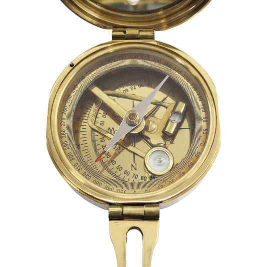 Personalised Brass Brunton Compass