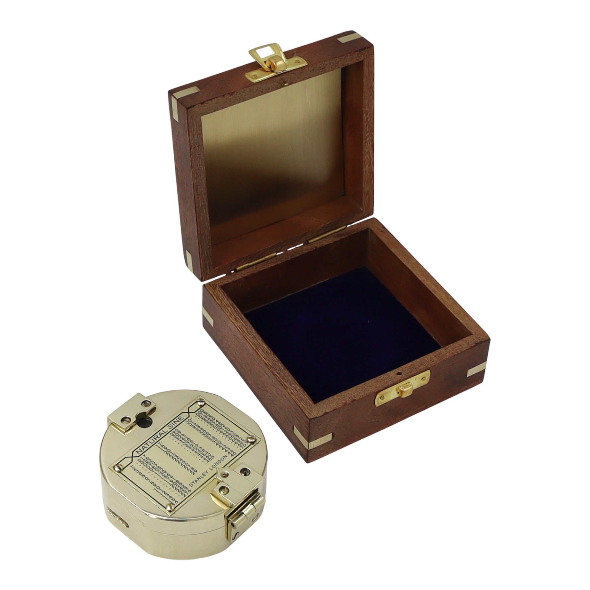 Personalised Brass Brunton Compass