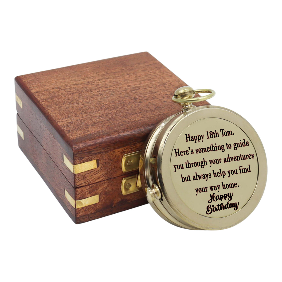 Custom Dollond London Open Face Brass Compass