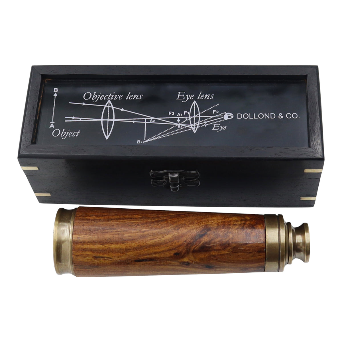 Personalised 12-Inch DOLLOND & CO. Bronze Telescope