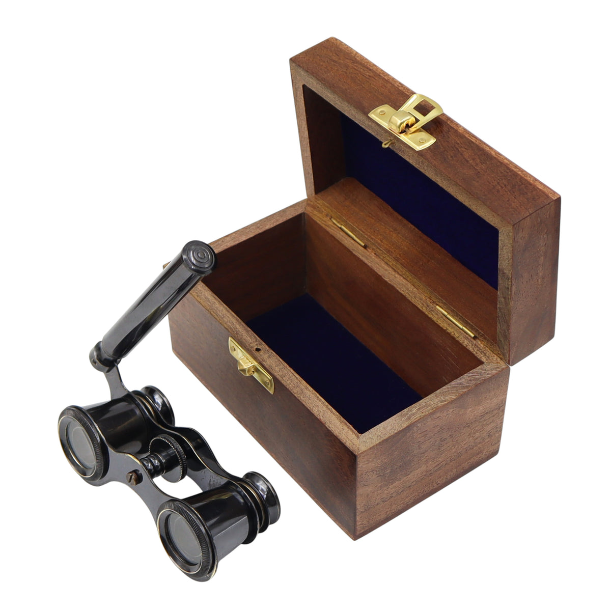 Personalised Gunmetal Opera Glasses